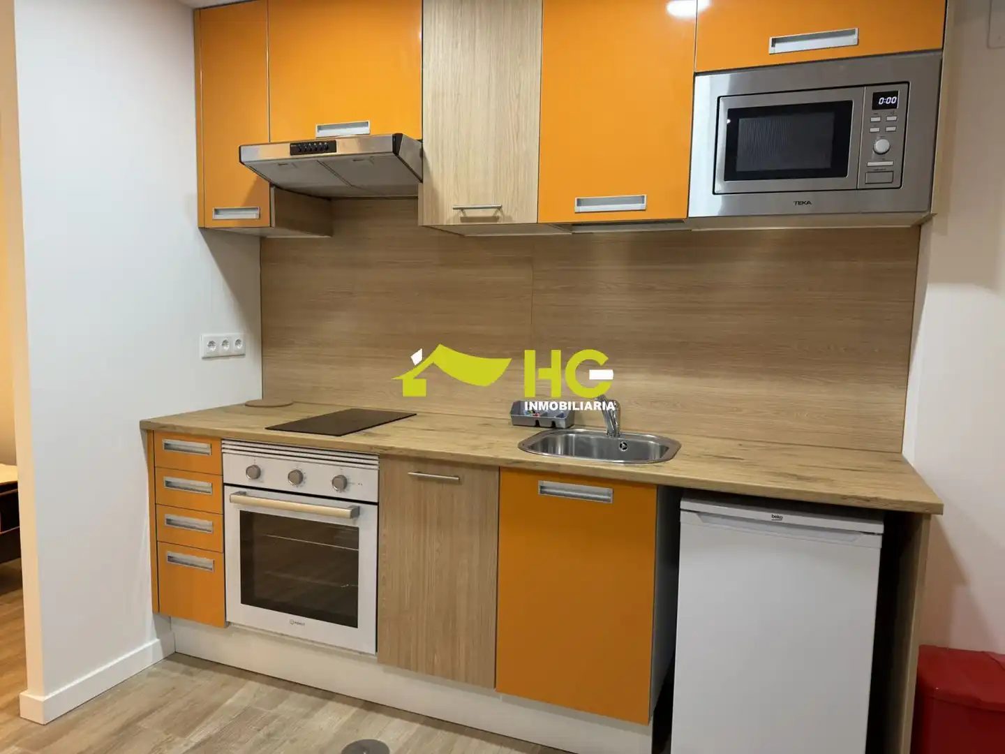 Cocina de Apartamento de alquiler en Villaviciosa de Odón con Aire acondicionado, Calefacción y Parquet