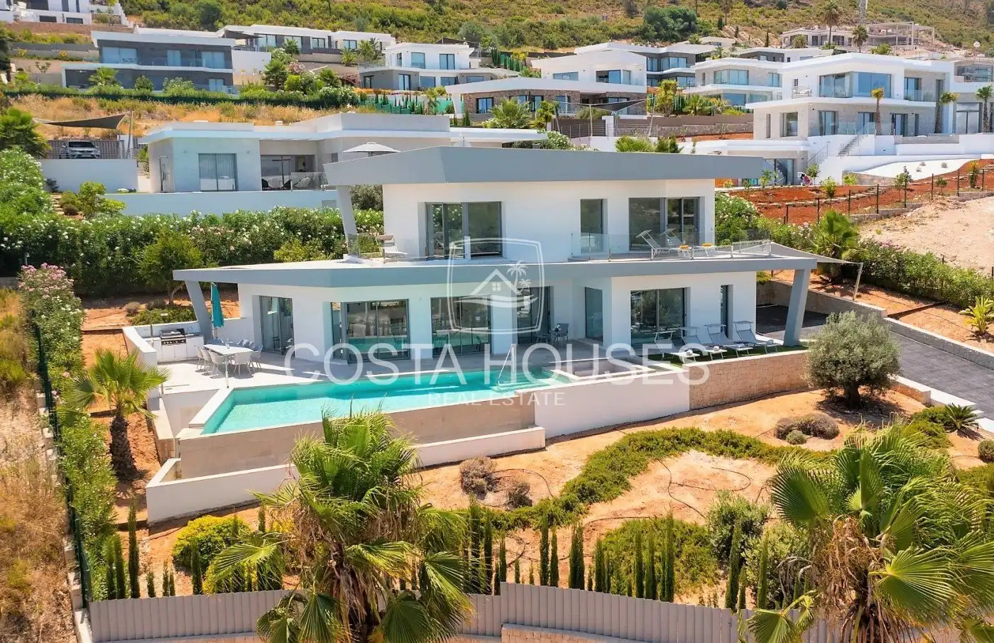 Exterior view of Houses for sale in Jávea / Xàbia  with Air Conditioner, Private garden and Terrace