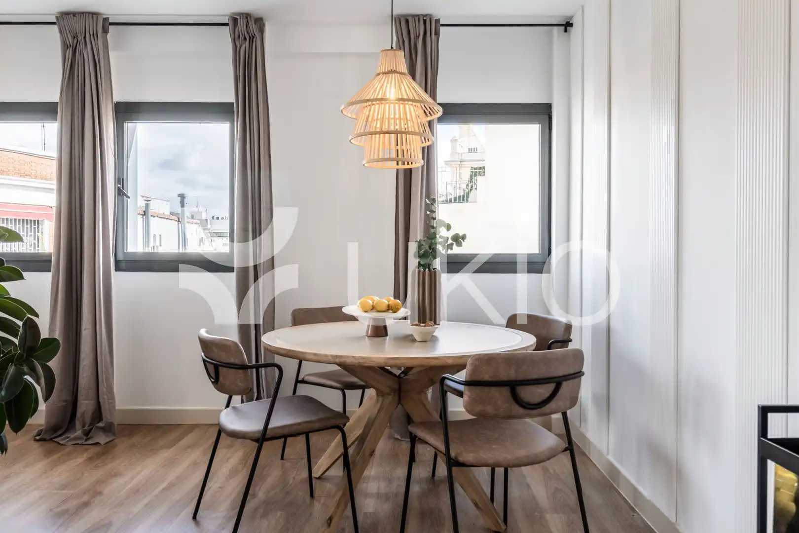 Esszimmer von Wohnung zur Miete in Madrid mit Klimaanlage, Heizung und Terrasse