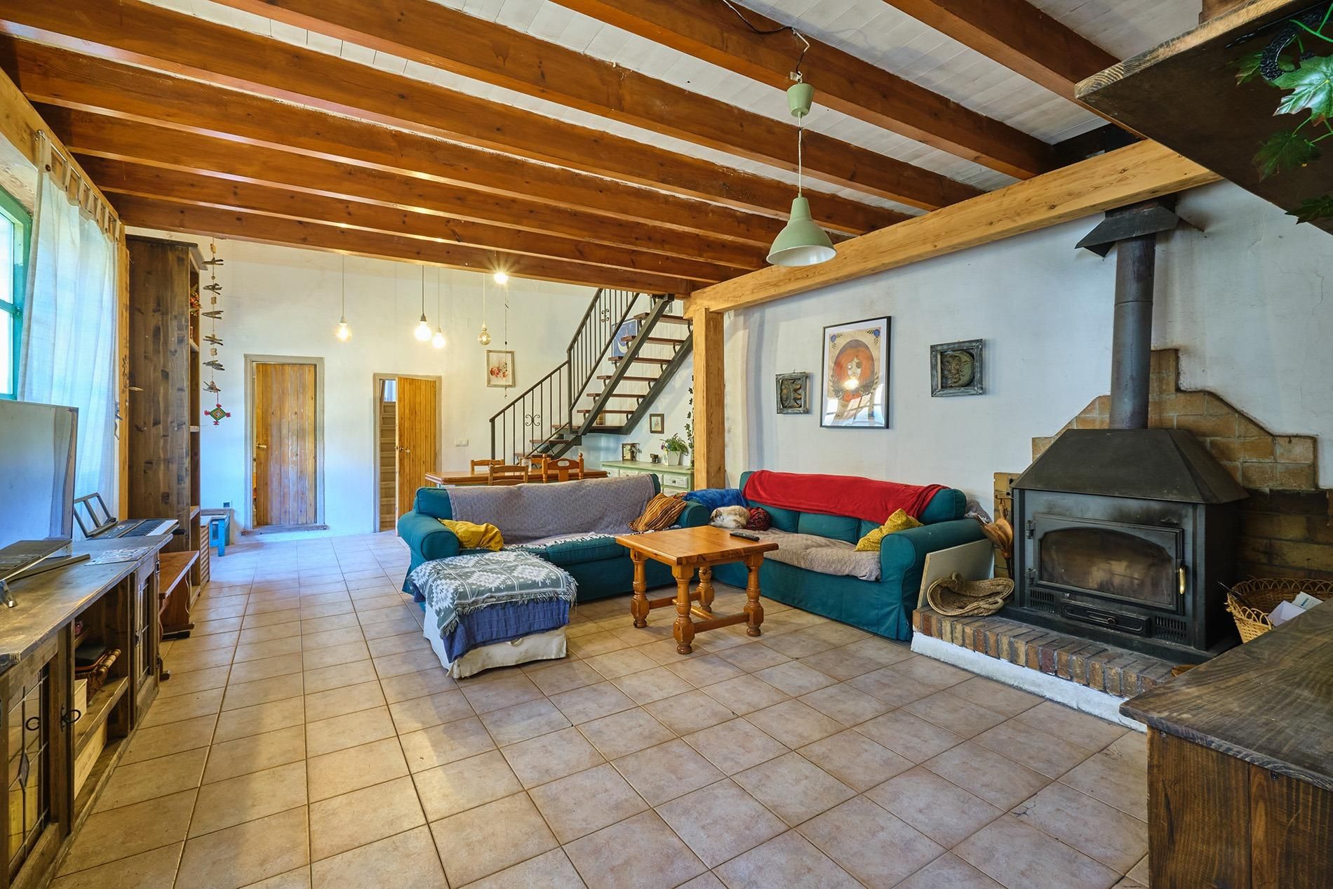 Sala de estar de Casa o chalet en venta en Sant Iscle de Vallalta