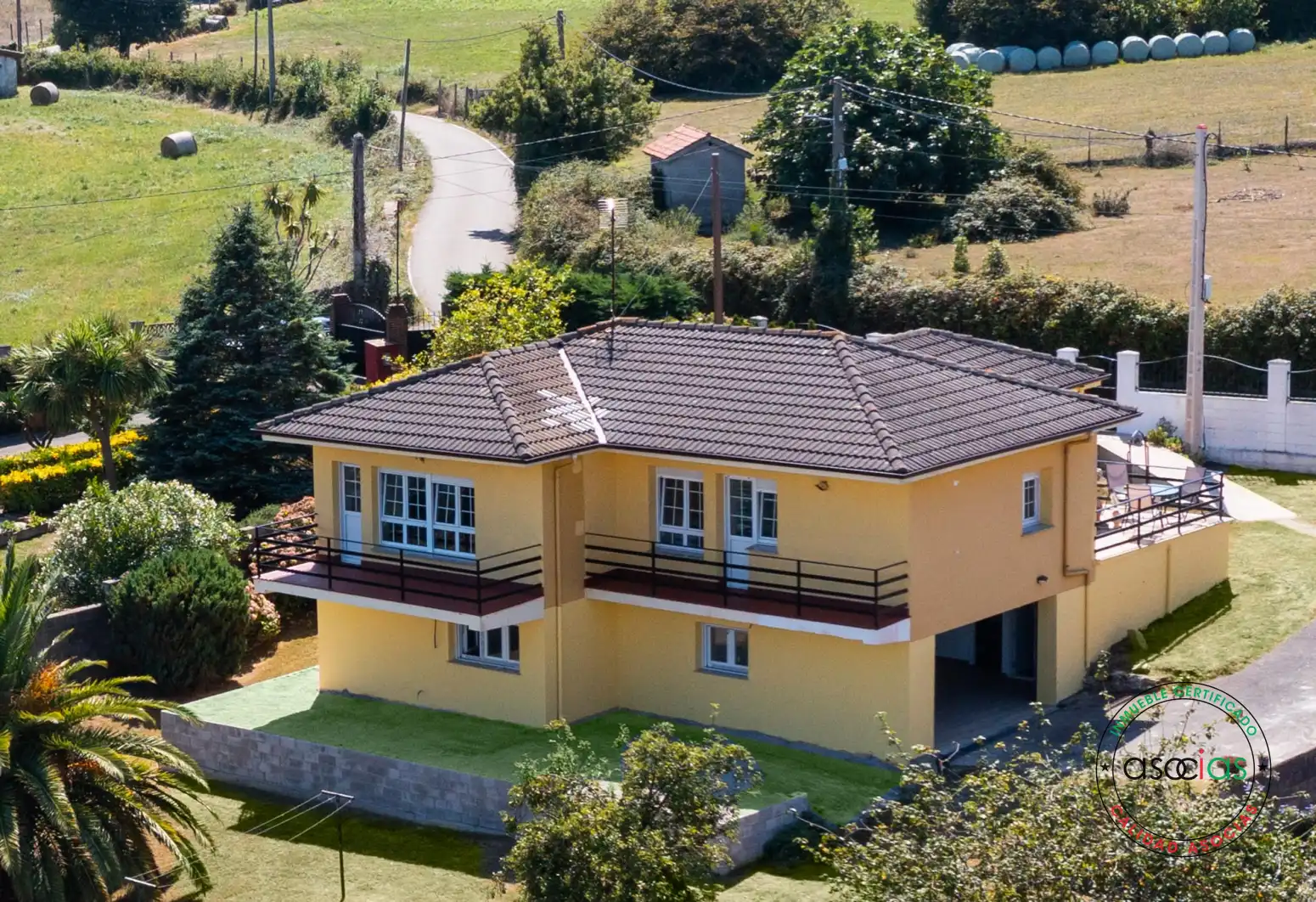 Exterior view of Houses for sale in Gijón   with Heating, Private garden and Terrace