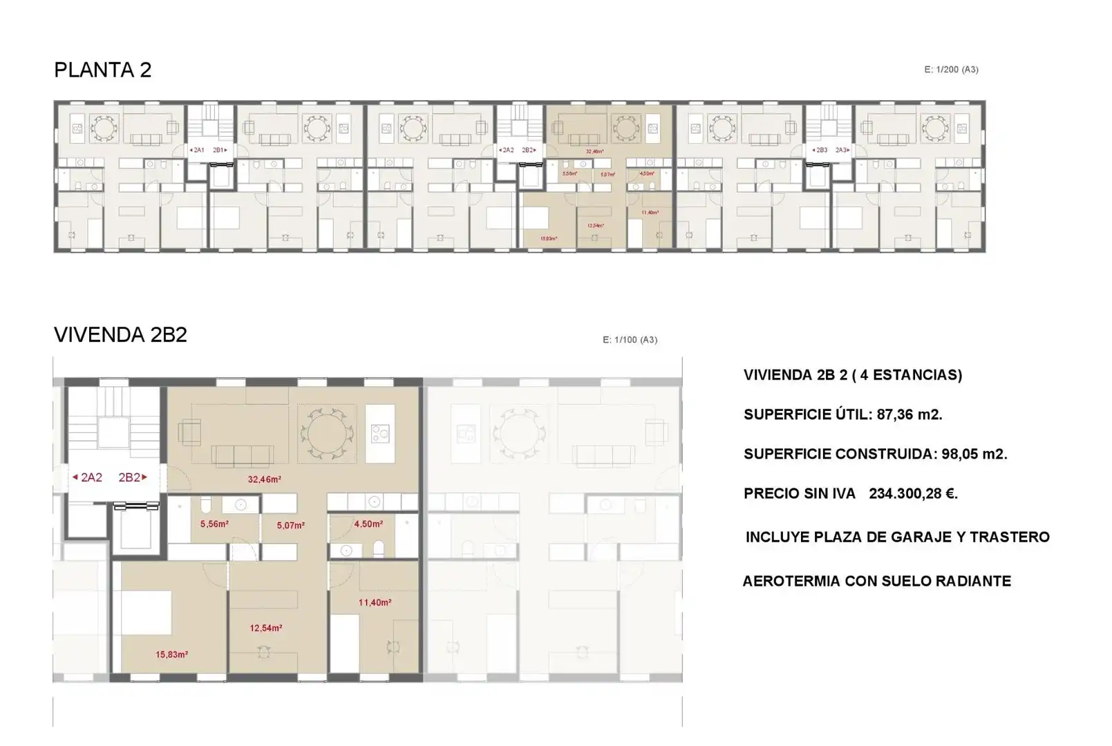 Piso en venta en Ames con Calefacción y Trastero