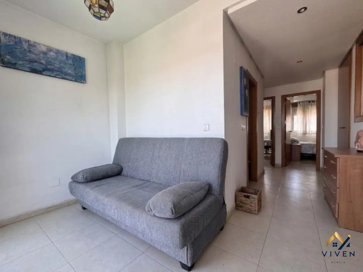 Sala de estar de Ático en venta en Murcia con Aire acondicionado, Calefacción y Terraza