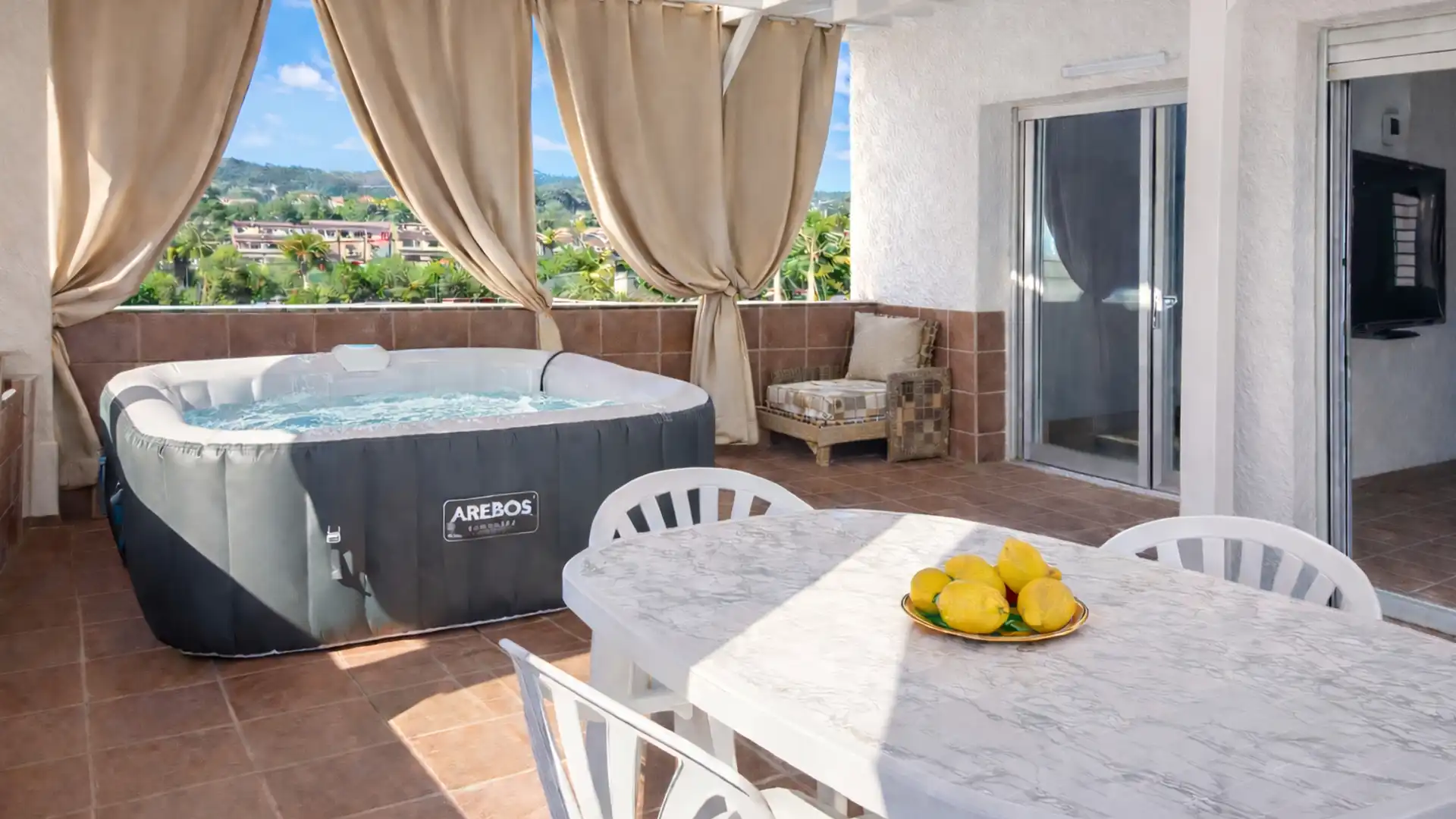 Terraza de Casa o chalet en venta en Cunit con Aire acondicionado, Jardín privado y Terraza