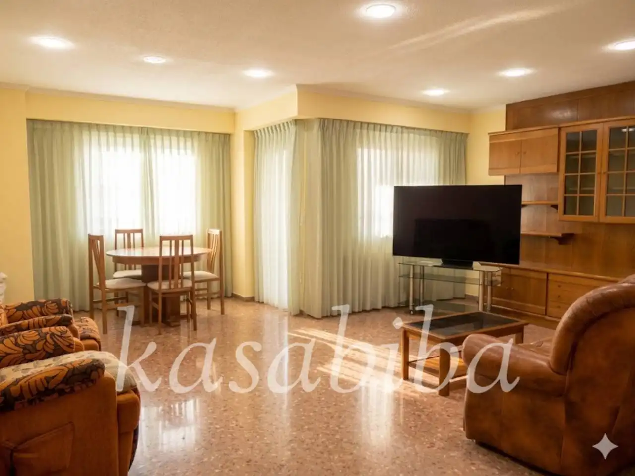 Sala d'estar de Pis en venda en  Valencia Capital amb Aire condicionat, Calefacció i Terrassa