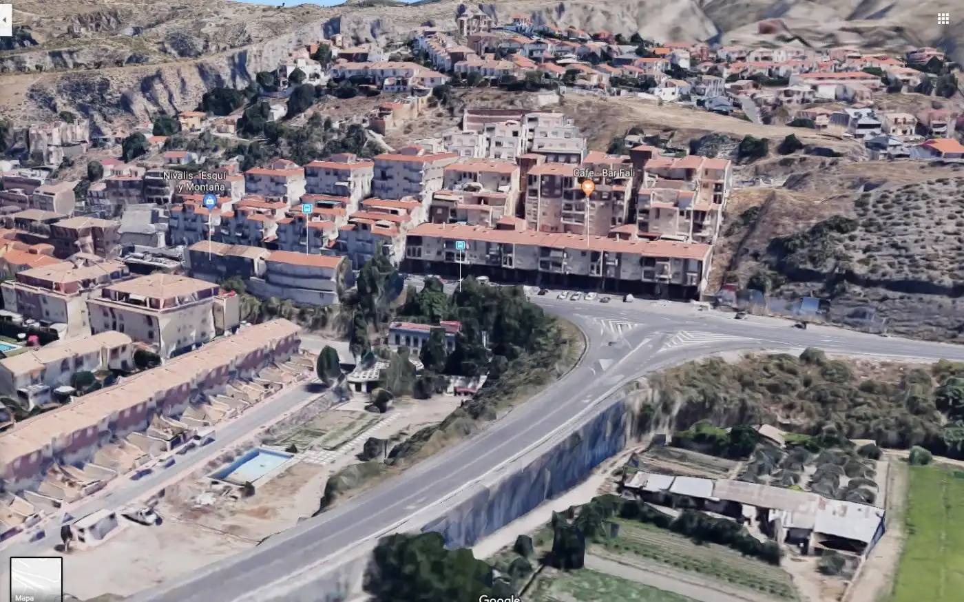 Vista exterior de Garaje de alquiler en Cenes de la Vega
