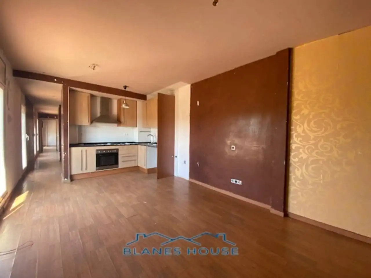 Kitchen of Flat for sale in Blanes  with Parquet flooring and Terrace