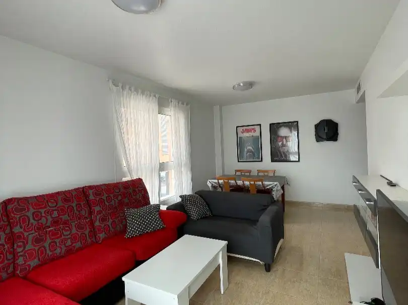 Sala d'estar de Apartament per a compartir en Murcia amb Aire condicionat, Calefacció i Moblat