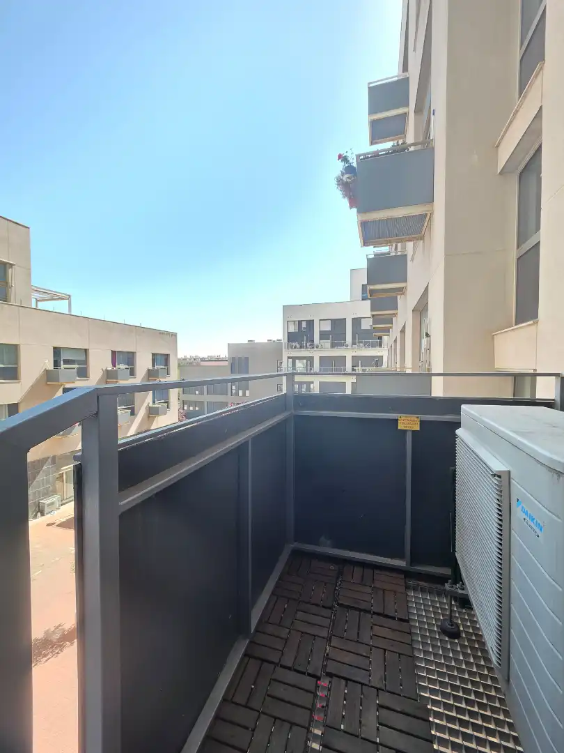 Balcony of Flat for rent in Madrid  with Air Conditioner, Heating and Furnished