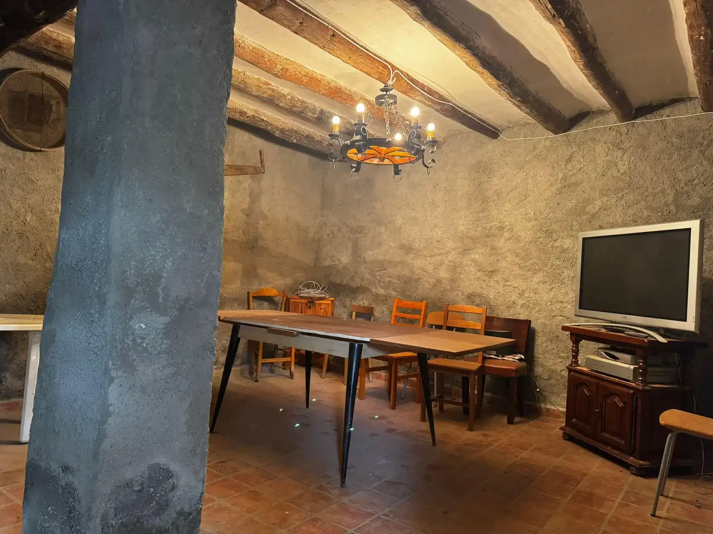 Esszimmer von Einfamilien-Reihenhaus zum Verkauf in Salas Bajas mit Klimaanlage und Terrasse