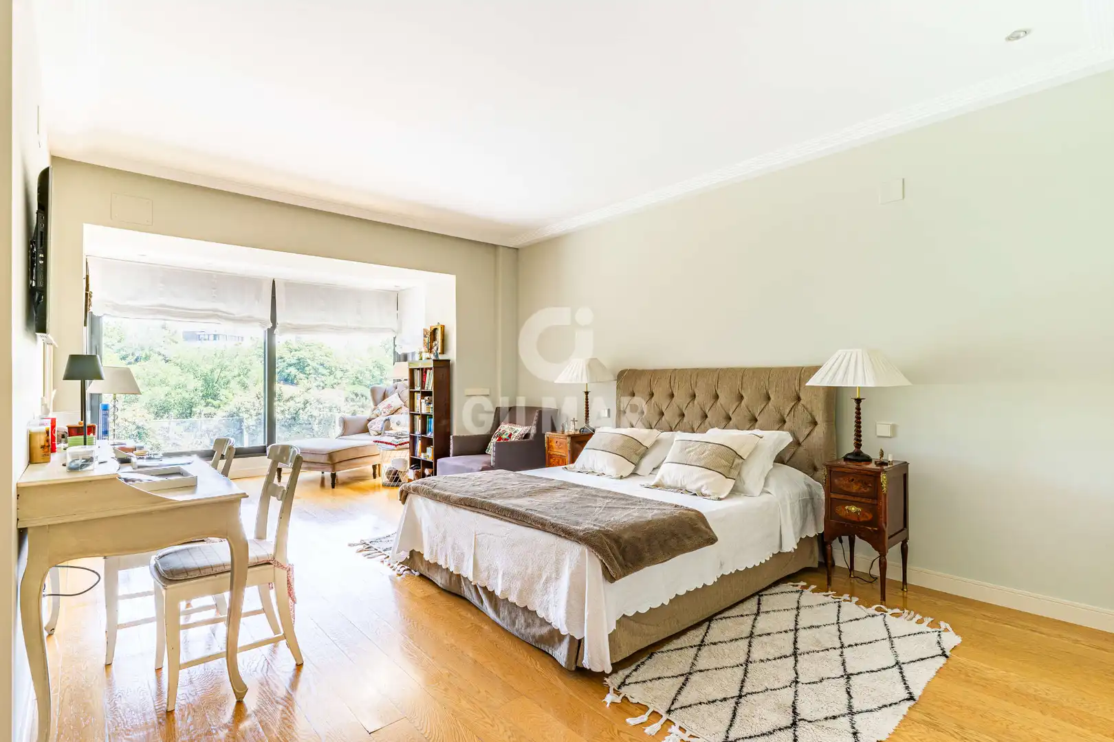 Bedroom of Detached homes for sale in Madrid  with Heating, Private garden and Swimming Pool