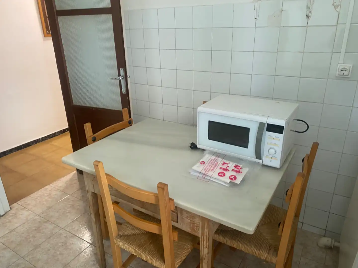 Kitchen of Flat for sale in Huesca  with Heating, Storage room and Furnished