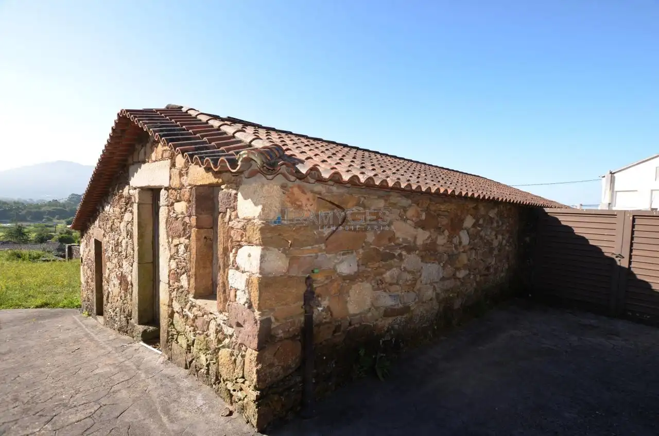 Vista exterior de Finca rústica en venta en O Rosal   con Calefacción, Jardín privado y Terraza
