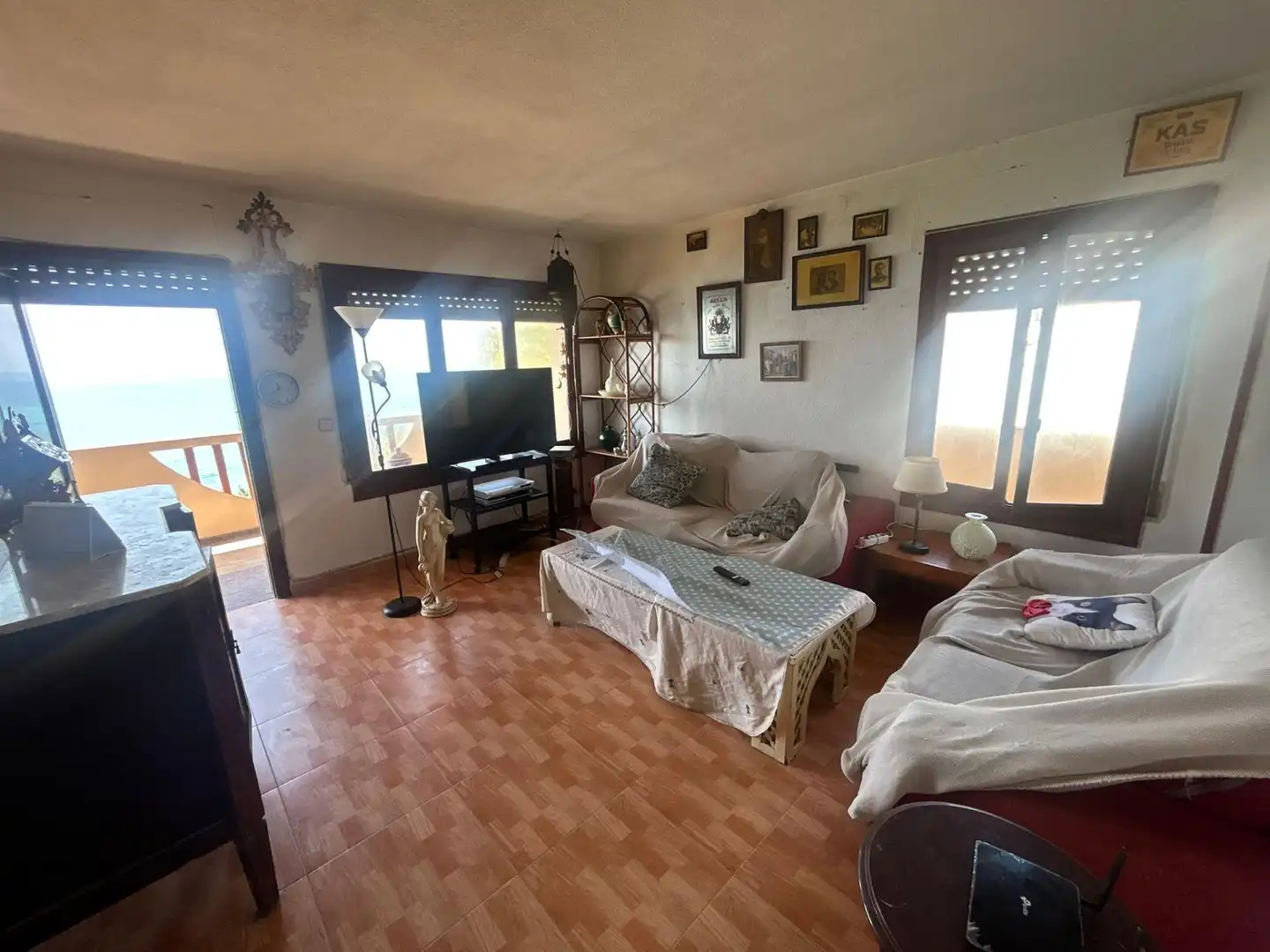 Living room of Flat for sale in El Campello  with Storage room and Balcony