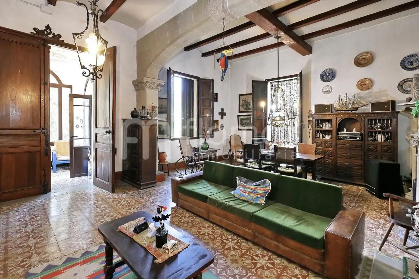 Sala d'estar de Casa o xalet en venda en Castellar del Vallès