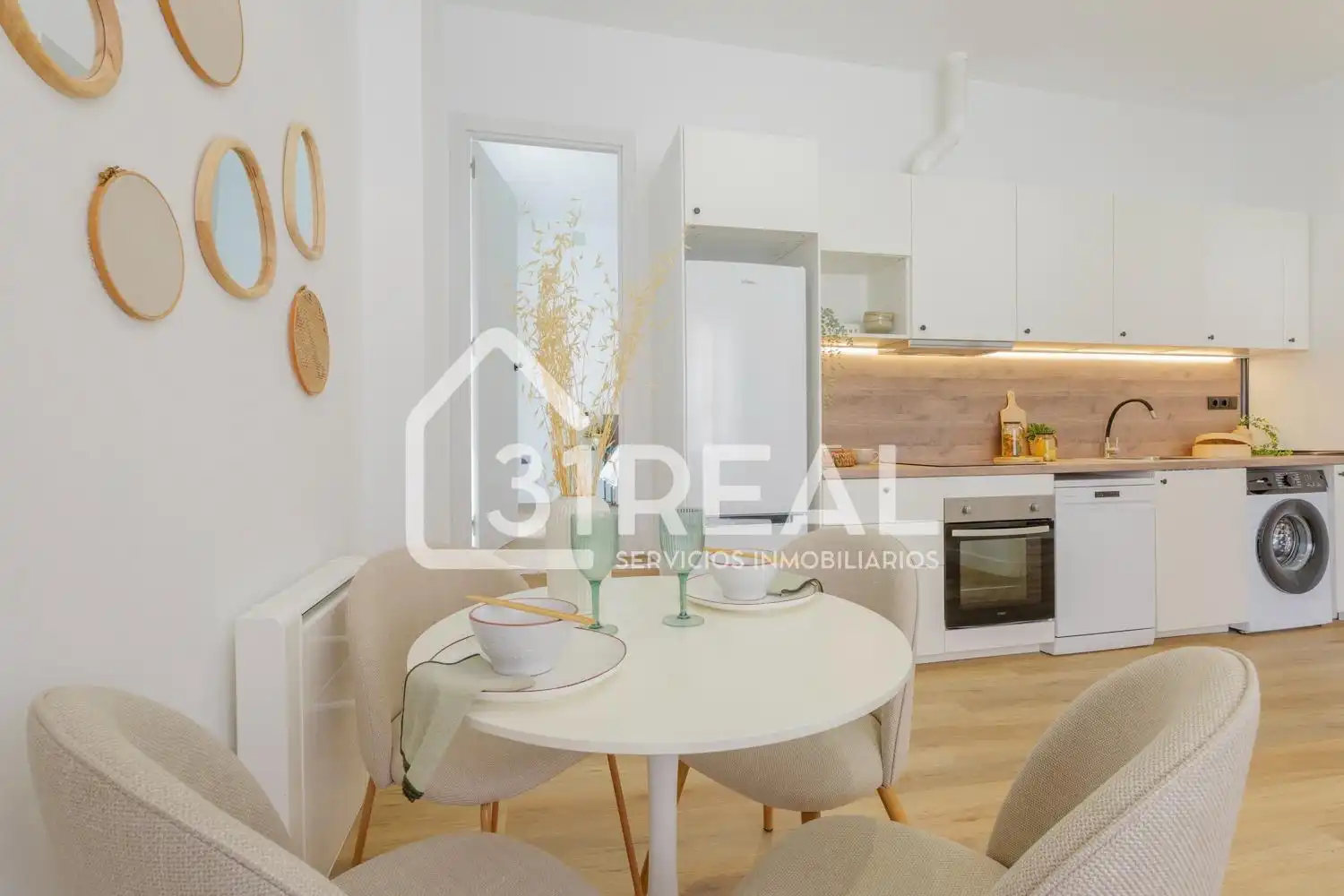 Kitchen of Flat for sale in Madrid  with Heating and Furnished