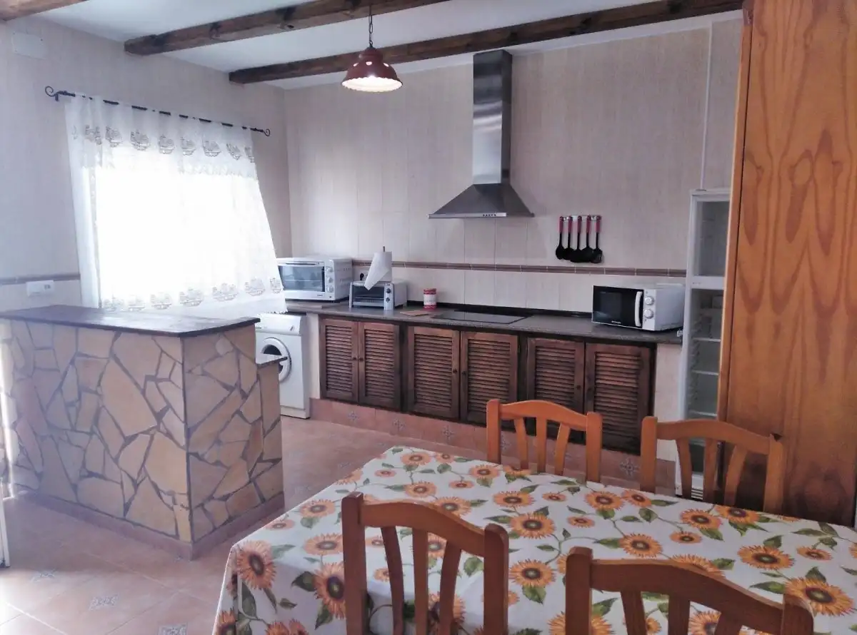 Cuina de Casa o xalet en venda en Chiclana de la Frontera amb Jardí privat, Terrassa i Piscina