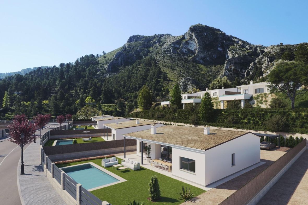 Exterior view of House or chalet for sale in Penàguila