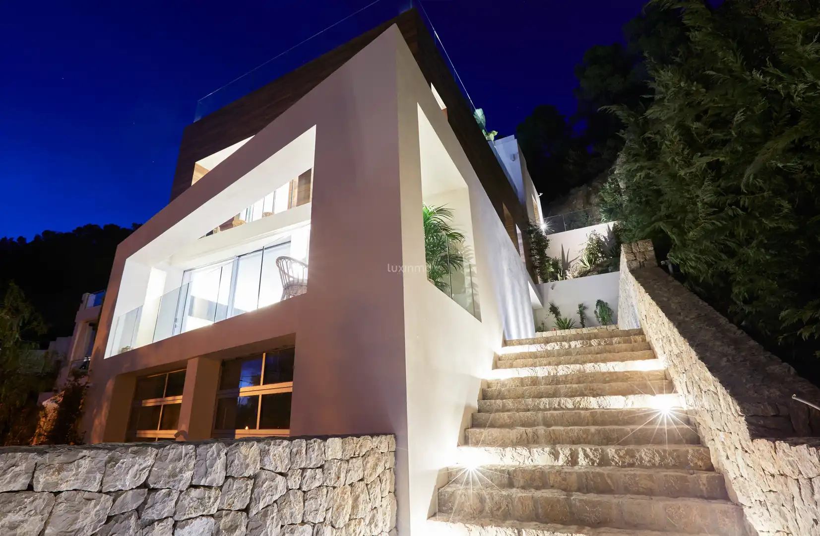 Vista exterior de Casa o xalet en venda en Santa Eulària des Riu amb Aire condicionat, Calefacció i Terrassa