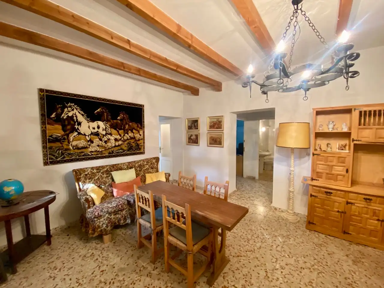 Menjador de Casa o xalet en venda en Villarrubia de los Ojos amb Aire condicionat, Calefacció i Jardí privat