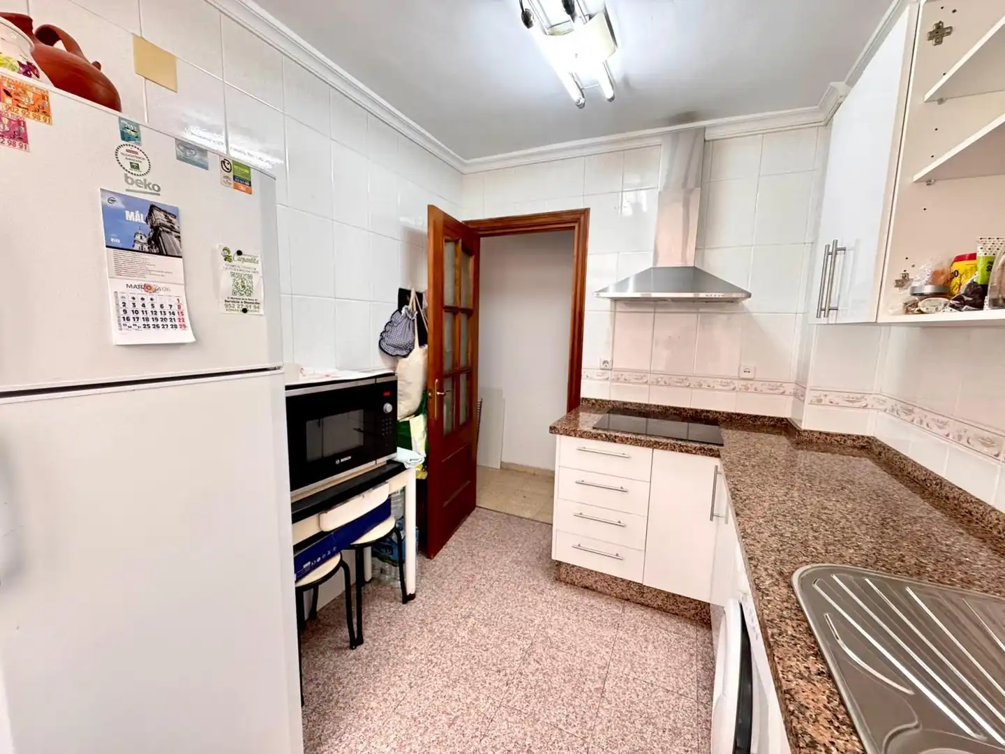 Cuina de Apartament en venda en Málaga amb Aire condicionat i Terrassa