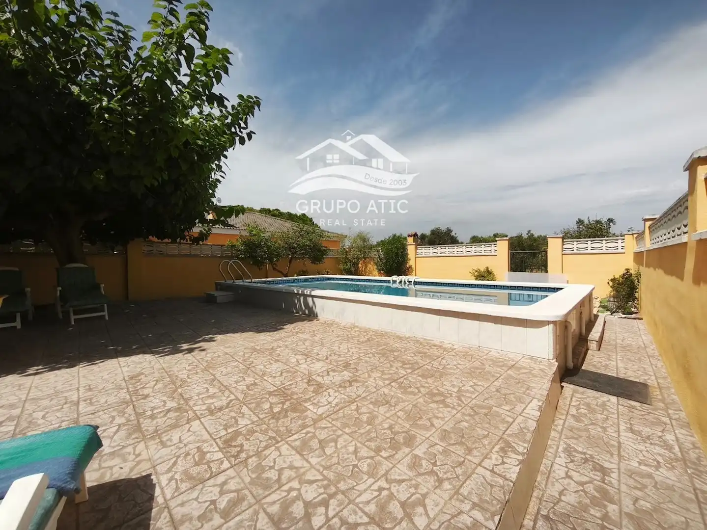 Piscina de Casa o chalet en venta en Burriana / Borriana con Aire acondicionado, Calefacción y Jardín privado
