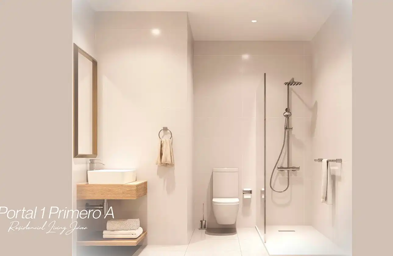 Bathroom of Apartments for sale in Jávea / Xàbia  with Air Conditioner, Heating and Private garden