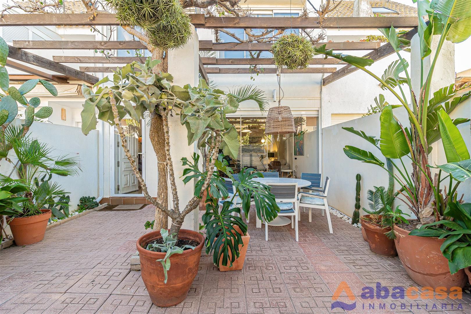 Terraza de Casa adosada en venta en Cartagena con Aire acondicionado, Jardín privado y Parquet