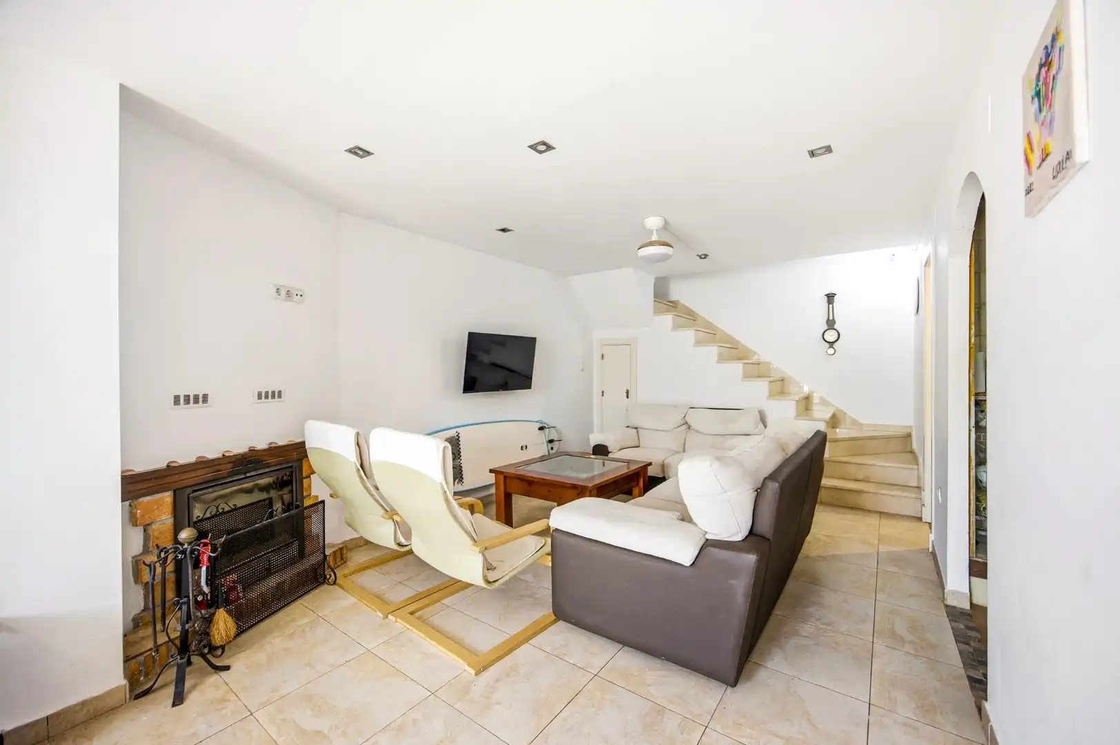 Sala de estar de Casa o chalet en venta en Chiclana de la Frontera con Aire acondicionado, Calefacción y Jardín privado