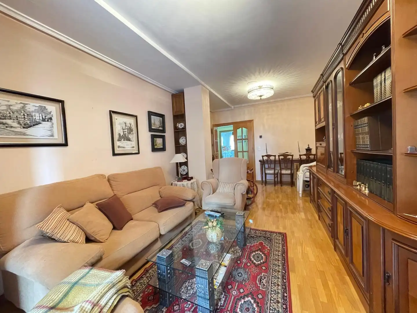 Sala de estar de Piso en venta en Ponferrada con Calefacción, Terraza y Trastero