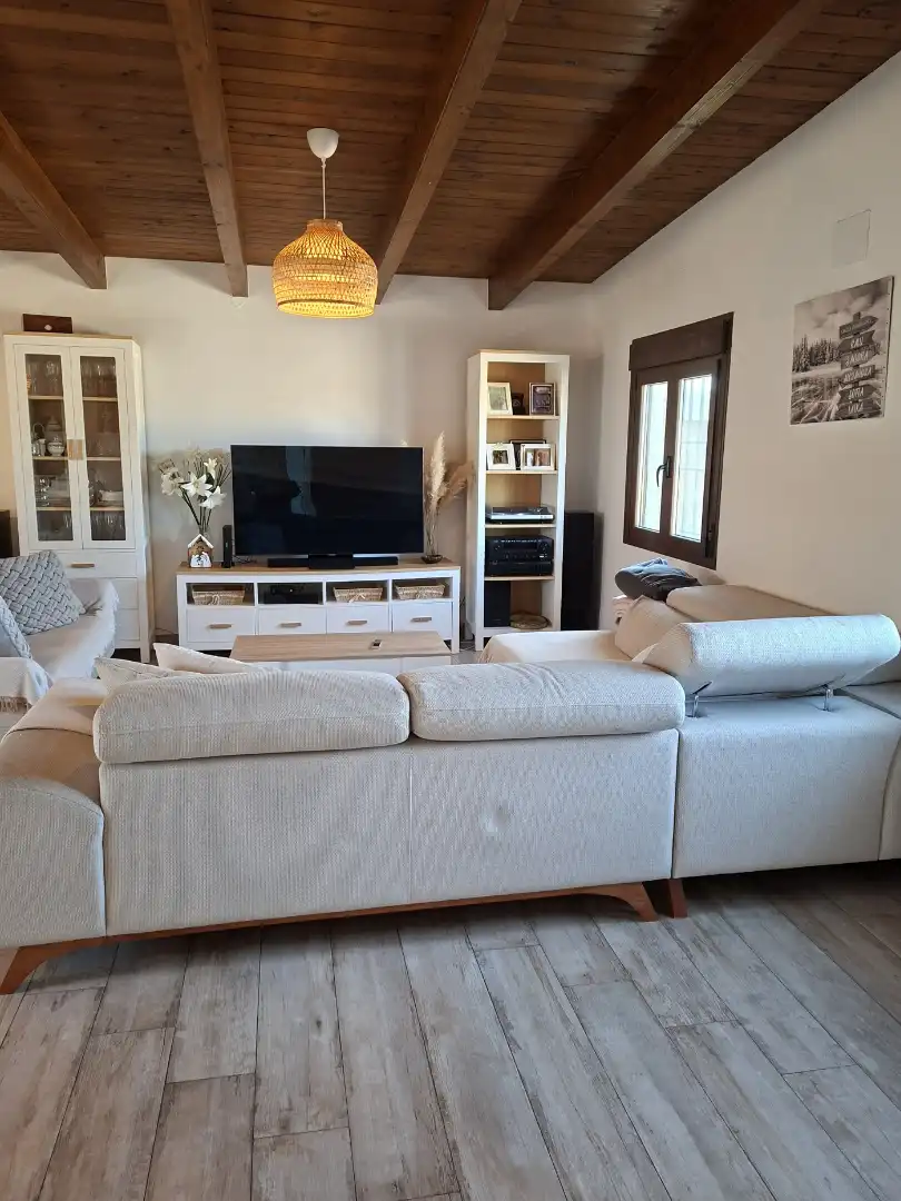 Living room of Houses for sale in Mejorada del Campo  with Heating, Private garden and Storage room