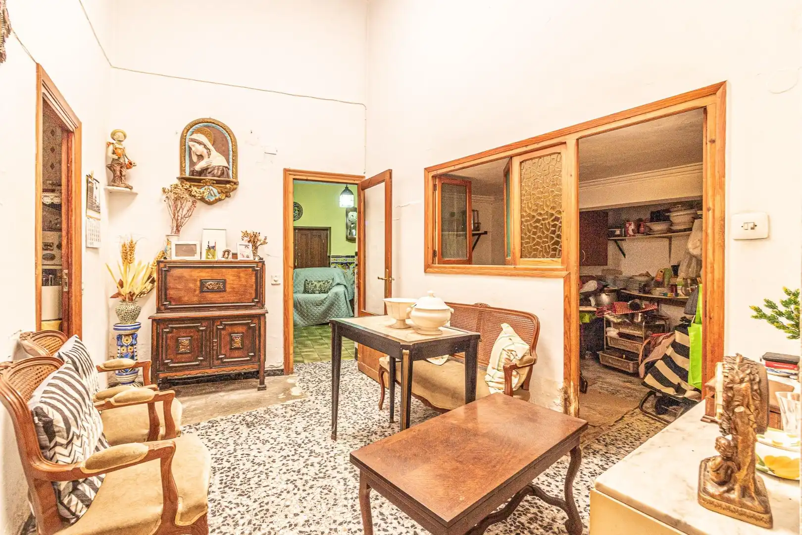 Sala de estar de Casa o chalet en venta en Manuel con Aire acondicionado, Terraza y Trastero