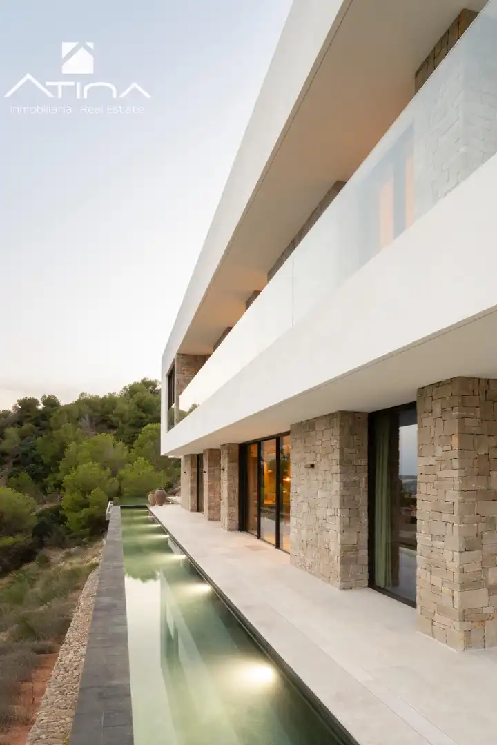 Exterior view of Houses for sale in Jávea / Xàbia  with Air Conditioner, Heating and Private garden