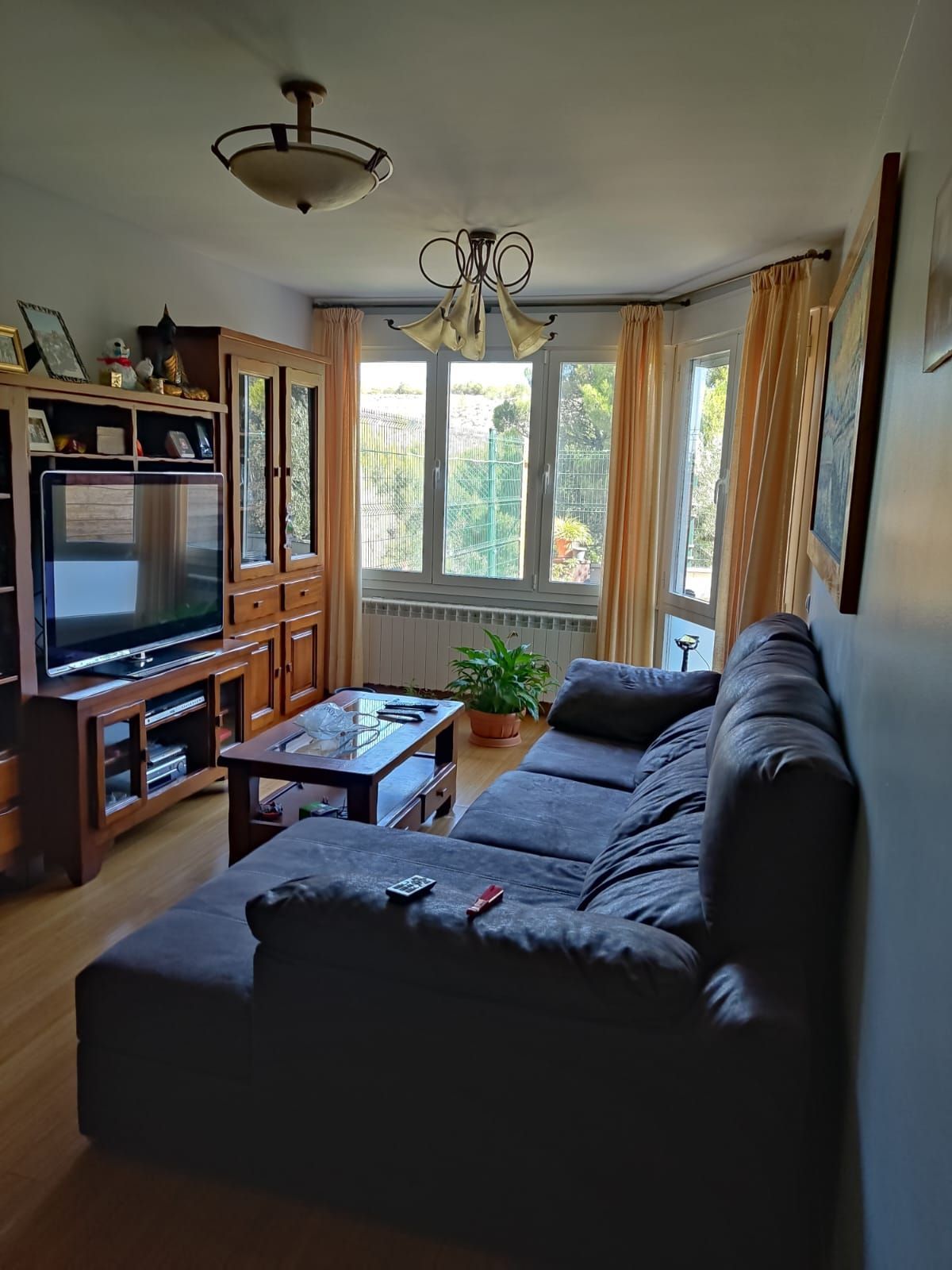 Living room of Single-family semi-detached for sale in Caparroso  with Private garden