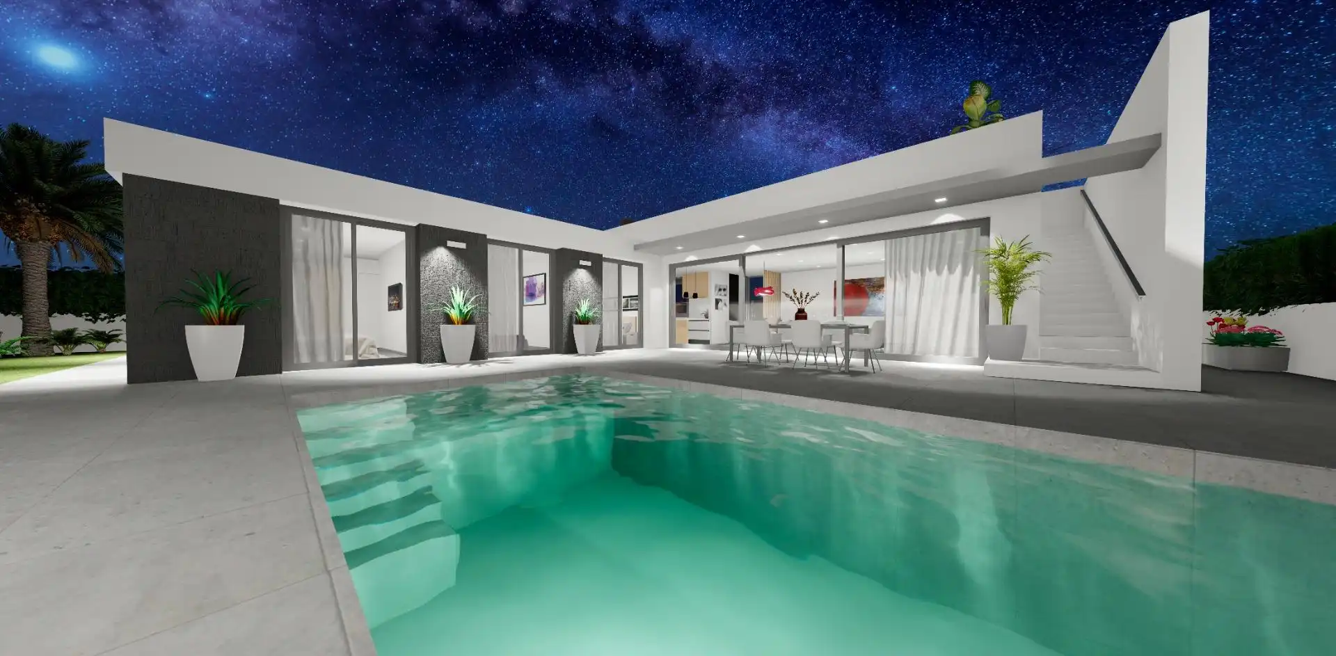 Detached house with pool for sale in Urbanizacion VISTAMAR VILLAS