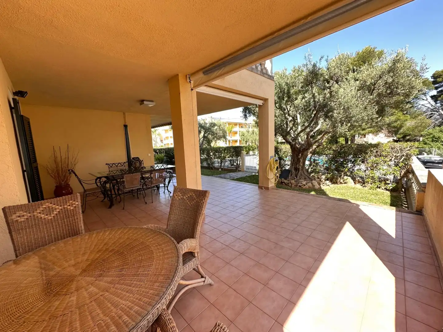 Terraza de Piso de alquiler en Santa Margalida con Aire acondicionado, Calefacción y Jardín privado