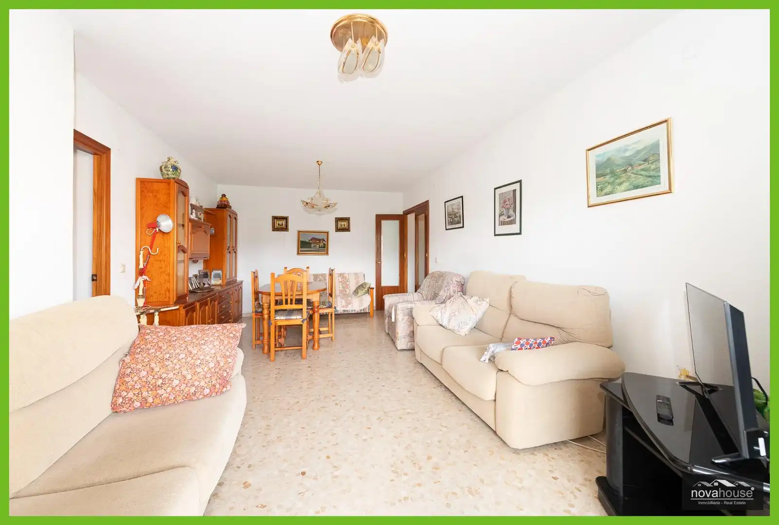 Wohnzimmer von Wohnung zum Verkauf in Rincón de la Victoria mit Terrasse, Abstellraum und Balkon