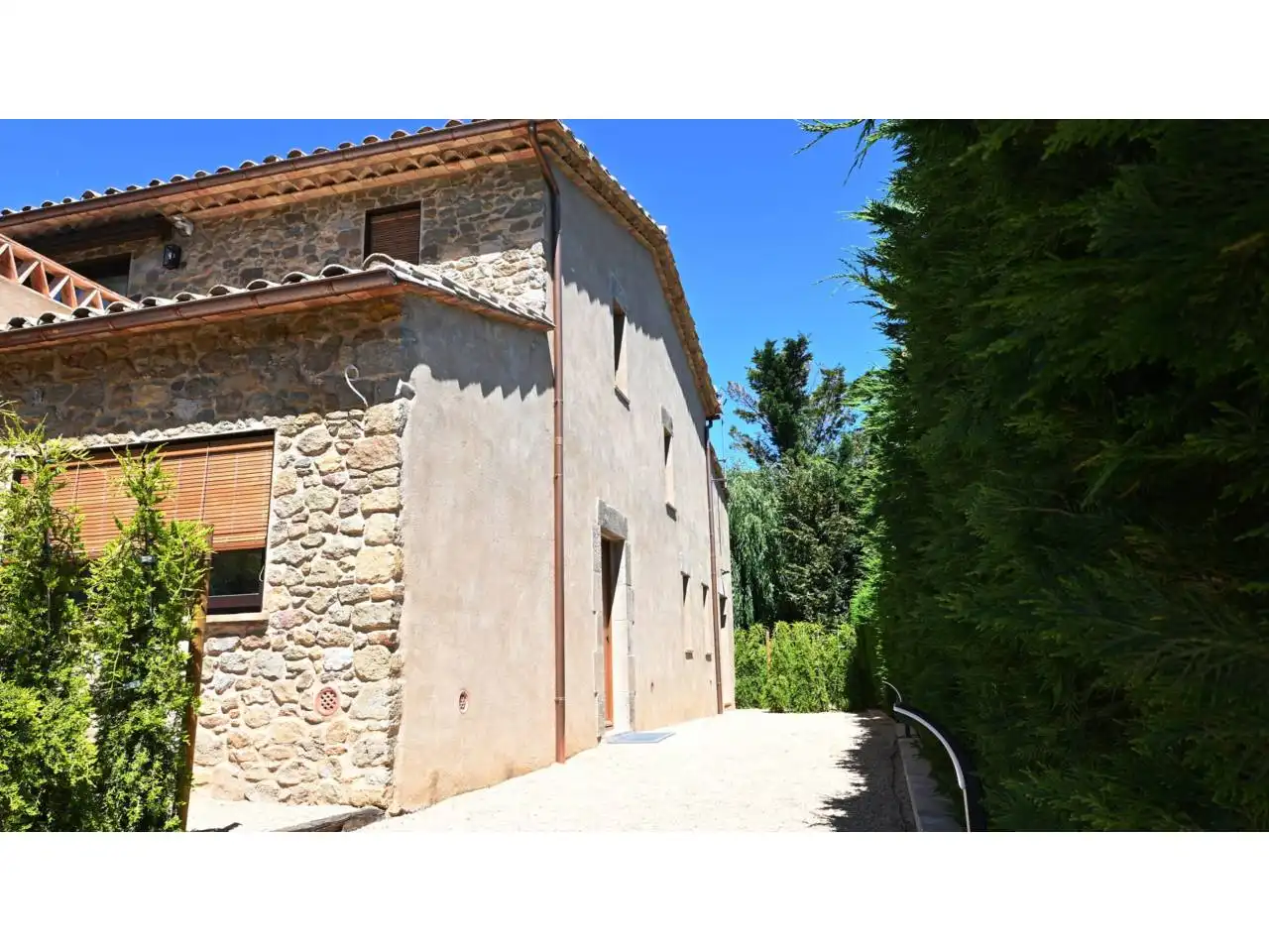 Vista exterior de Casa o chalet de alquiler en La Tallada d'Empordà con Aire acondicionado, Calefacción y Jardín privado