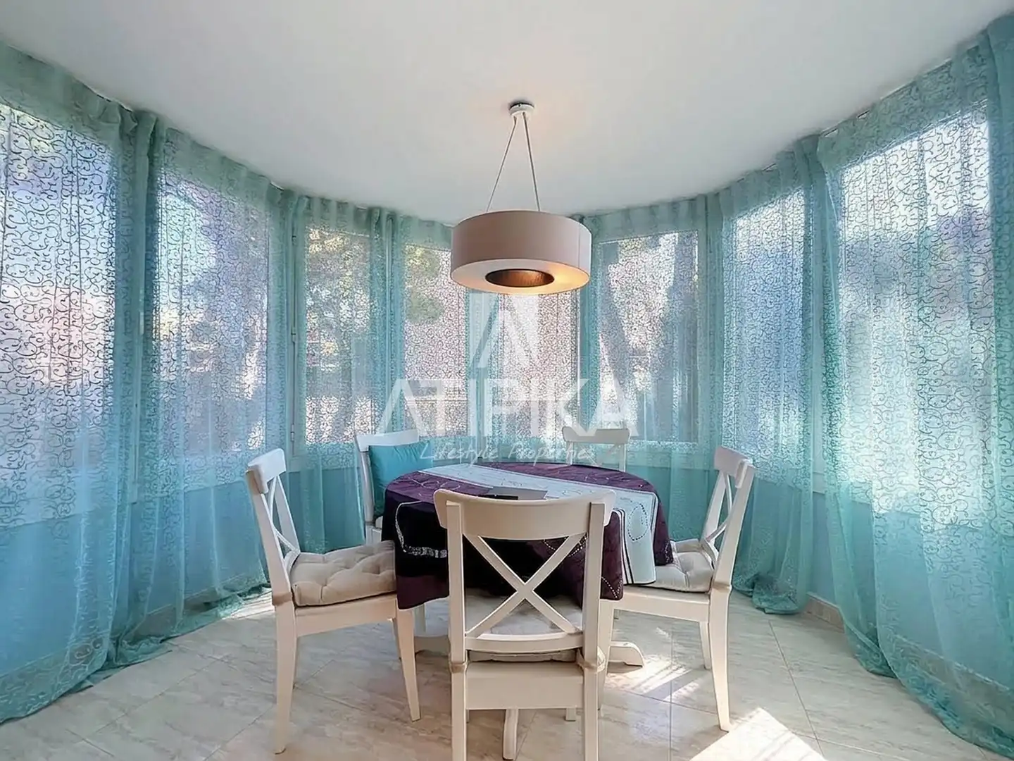 Esszimmer von Wohnung zur Miete in Castelldefels mit Klimaanlage, Heizung und Terrasse