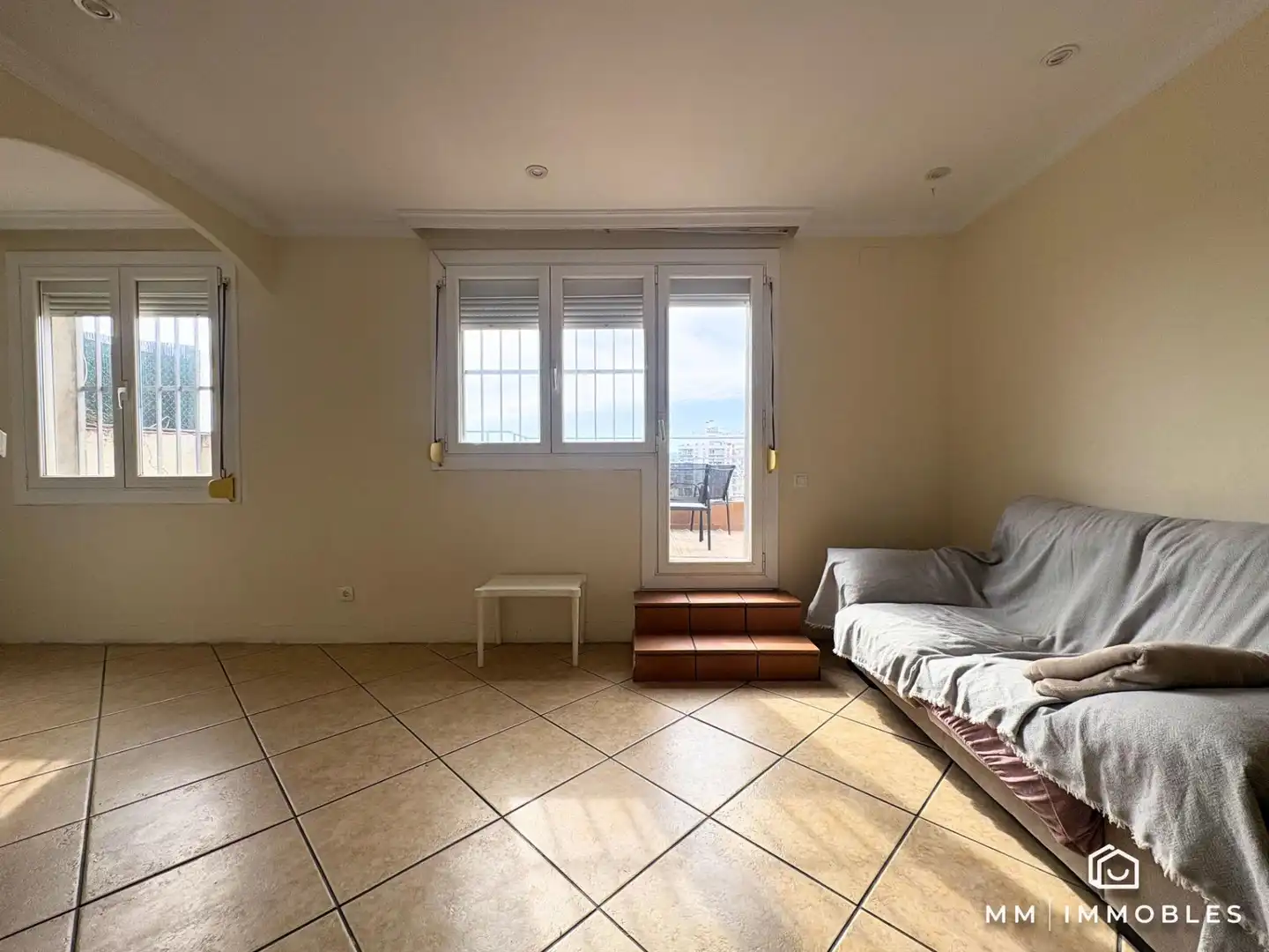 Wohnzimmer von Dachboden zum Verkauf in Granollers mit Terrasse
