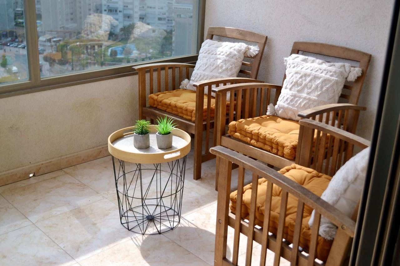 Terraza de Apartamento en venta en Finestrat con Aire acondicionado, Terraza y Amueblado