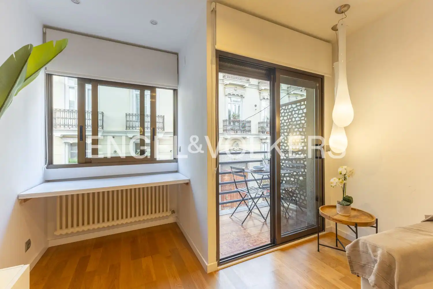 Balcony of Flat for rent in Valencia  with Air Conditioner, Heating and Parquet flooring