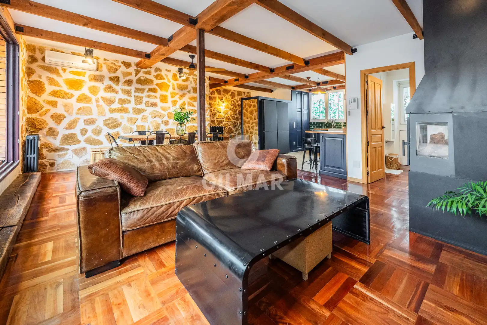 Sala de estar de Ático en venta en Madrid con Calefacción, Piscina y Balcón