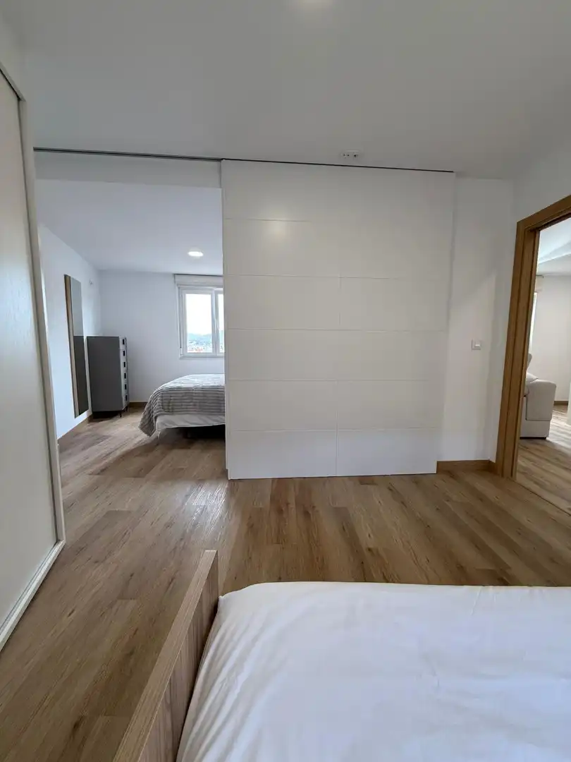Bedroom of Flat for rent in Camariñas  with Heating, Parquet flooring and Furnished