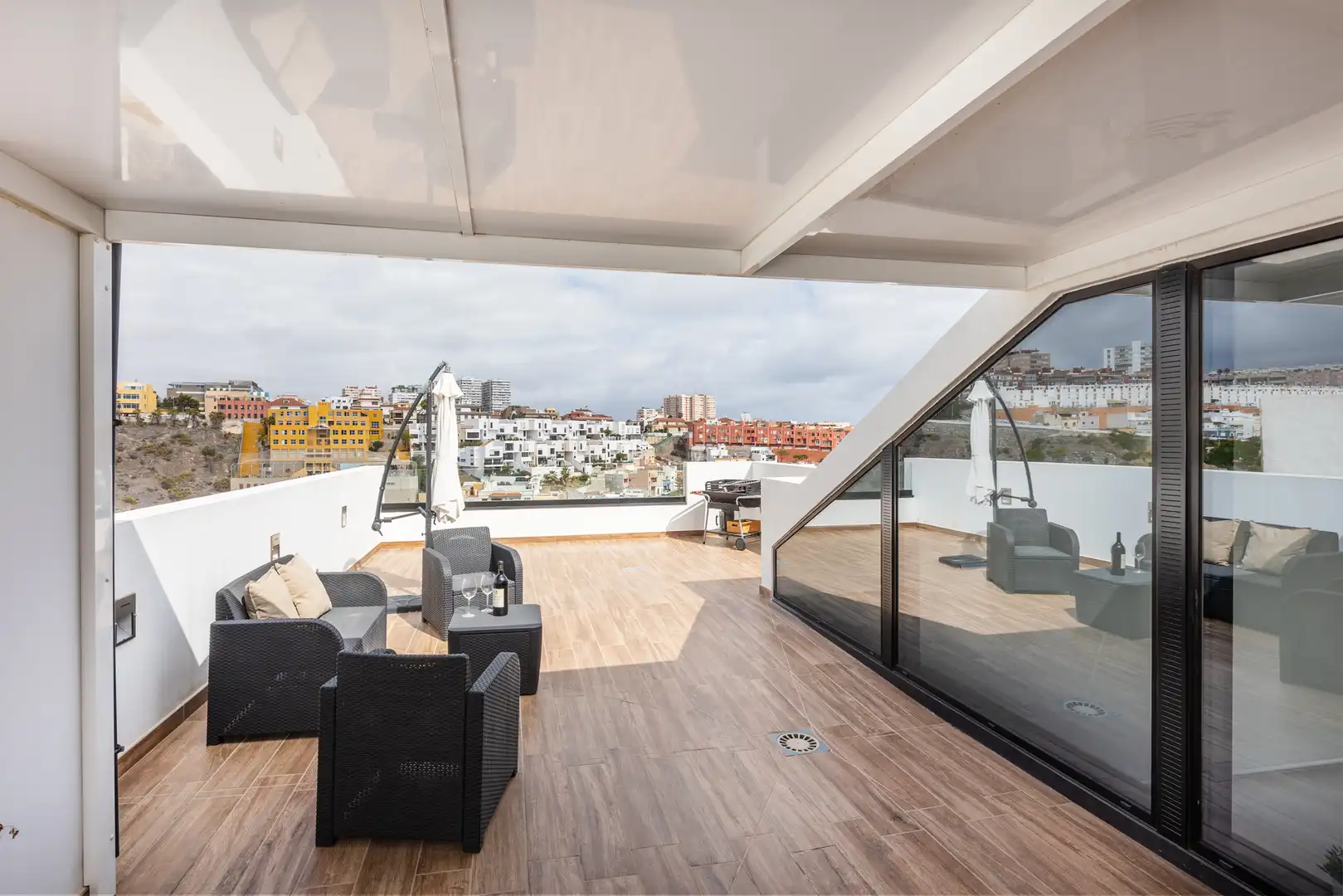 Terrace of Houses for sale in Las Palmas de Gran Canaria  with Parquet flooring, Terrace and Furnished