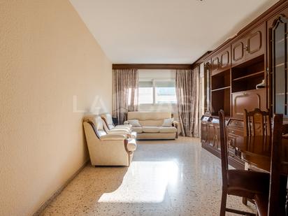 Living room of Flat for sale in Granollers  with Parquet flooring, Storage room and Balcony