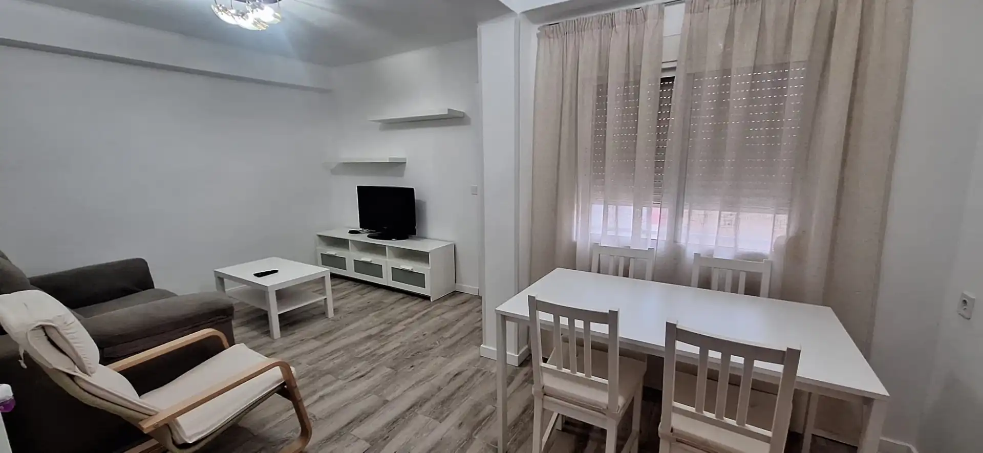 Living room of Flat for rent in Málaga  with Furnished, Oven and Washing machine