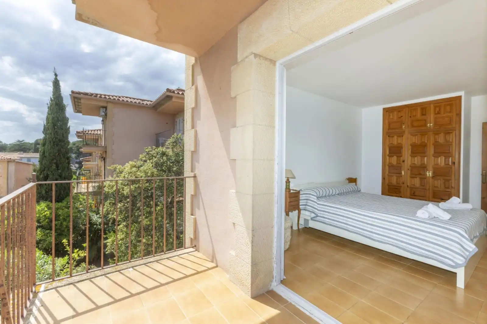 Terrasse von Einfamilien-Reihenhaus zum Verkauf in Palafrugell mit Heizung, Terrasse und Abstellraum