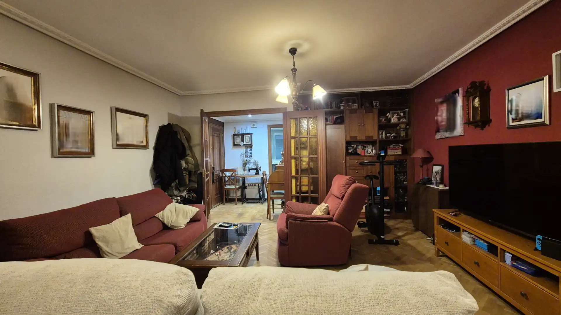 Wohnzimmer von Wohnung zum Verkauf in Palencia mit Balkon