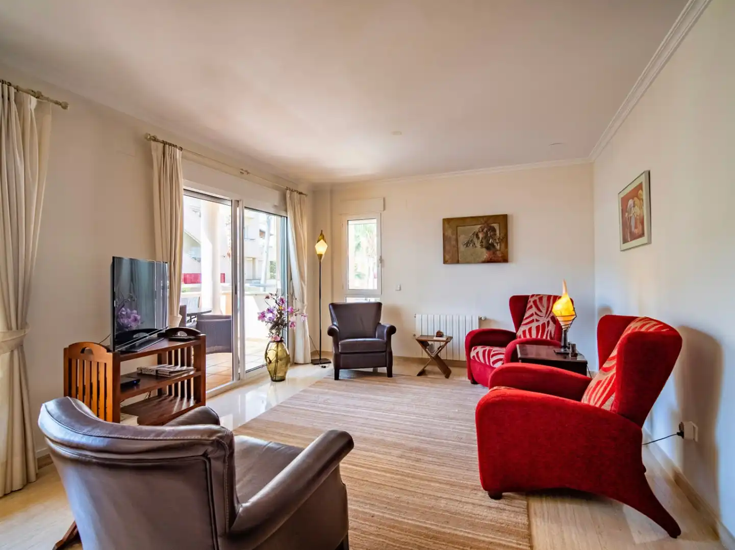 Living room of Apartments for sale in L'Alfàs del Pi  with Air Conditioner, Heating and Private garden